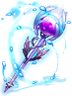 Patent Blue Crystal Staff