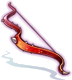 Scarlet Dragon Leather Bow